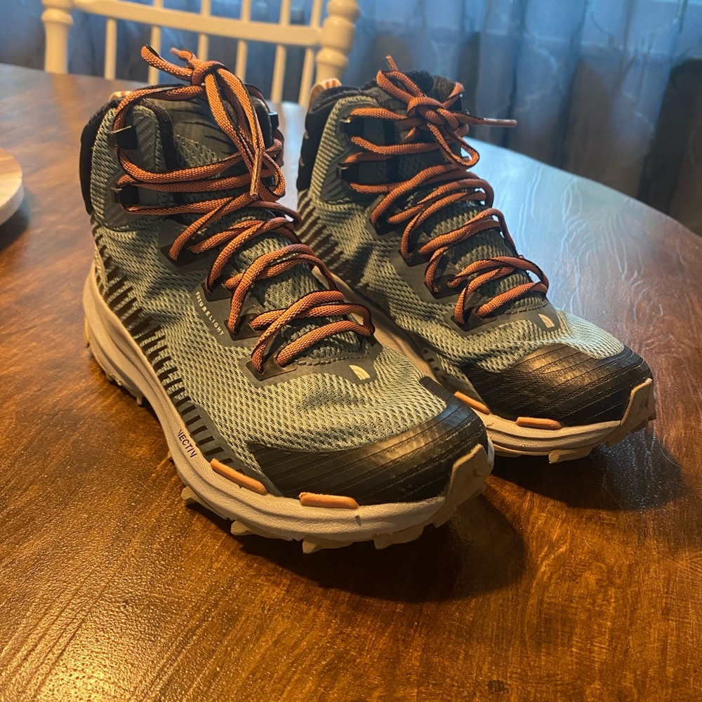 The North Face Women's Hiking Boots - Light Blue and Black